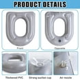 Inflatable Toilet Seat Cushion, Inflatable Toilet Assistance Cushion ...