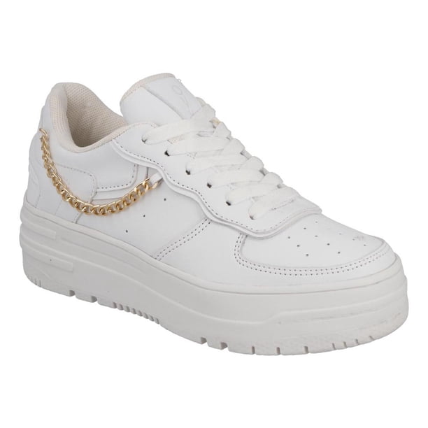 Tenis Ovx Dama Casual Urbano Mujer Modernos Verano blanco 26