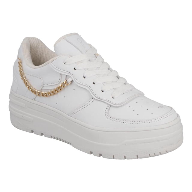Tenis Ovx Dama Casual Urbano Mujer Modernos Verano blanco 26