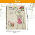 thumbnail image 3 of Tools Busy Book For Kids Human Body Anatomy Readings For Toddlers Educational Toys Learning Materials For Preschool 63 Pages Pcs Beige, 3 of 9