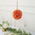 thumbnail image 6 of Efavormart 2 Pack | 7" Terracotta Flower Ball Silk Rose Pomander Kissing Ball, 6 of 11