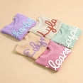 thumbnail image 2 of Custom Name Baby Sweater，Personalized Baby Sweater,Embroidered Name Sweater,Baby Knit Sweater,Cotton Sweater For Newborn Boys And Girls,Baby Gift,size:6-9 Month, 2 of 5