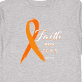 thumbnail image 4 of Inktastic Faith over Fear Leukemia Awareness with Orange Ribbon Boys or Girls Long Sleeve Toddler T-Shirt, 4 of 5