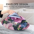 thumbnail image 4 of Yayeee Pillowcase Queen Size Set of 2 Satin Wrinkle Resistant Envelope Pillow Case, Soft Pinks Flowers, 4 of 8