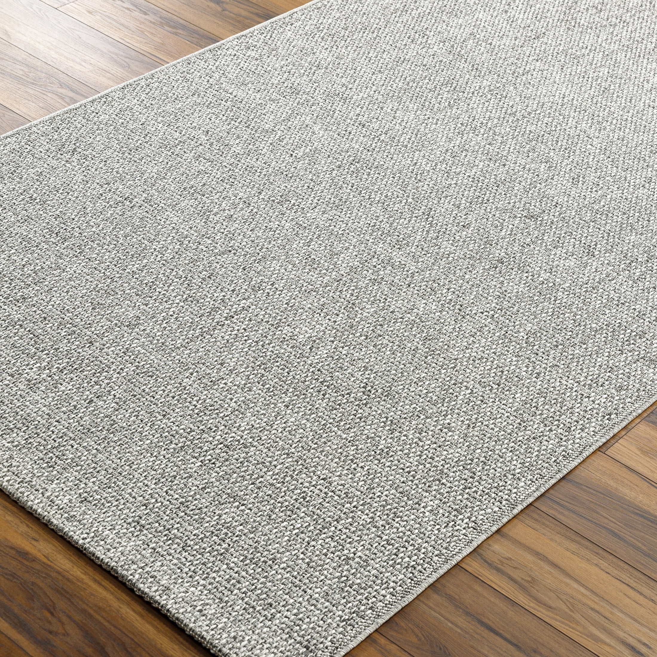 Livabliss x Becki Owens Birdie Neutral Indoor/Outdoor Area Rug,3'10" x 5'7",Gray