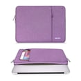 thumbnail image 2 of Funda para portátil MOSISO de 13,3 pulgadas de poliéster violeta claro, 2 of 6