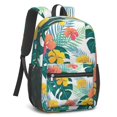 thumbnail image 2 of 17 Inch Lightweight Backpack,PVC Waterproof Oxford Fabric, Ergonomically Designed, with Large Capacity, Exotic Jungle Aesthetic, 2 of 5