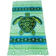 thumbnail image 2 of 101 BEACH Summer Trendy Printed Large Beach Pool Towel - Personalization Available Green Turtle Design, 2 of 4