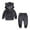 Gray, variant on Esaierr Kids Toddler Velour Tracksuit Sweat Suits Set 2PCS Baby Ears Hooded Sweatsuits Outfits with Pockets Workout Jogging Sets Boys Girls Fall Winter Tracksuit Set 9M-8Y
