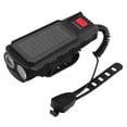 thumbnail image 1 of Bike Horn Headlight 400LM Solar/USB Dual Charging Bike Horn Light Waterproof Bike Horn Light for Nig, 1 of 5