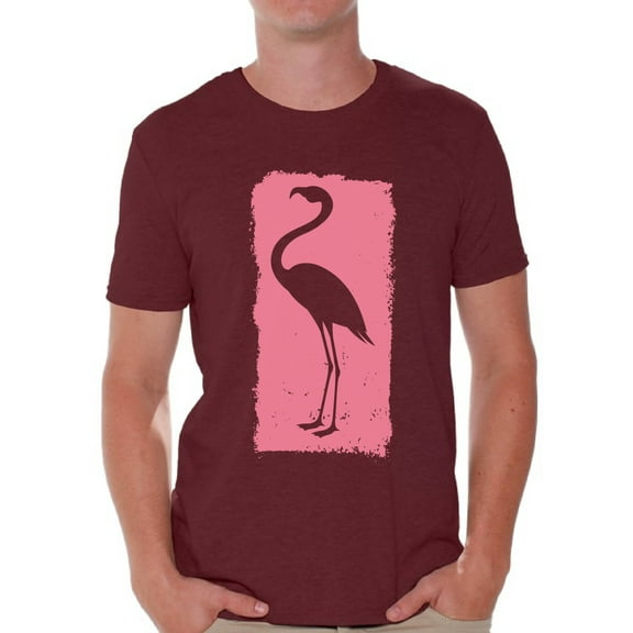 Awkward Styles Pink Flamingo Tshirt for Men Pink Shirts for Men Pink Flamingo Summer Flamingo Gifts for Him Beach T Shirt Funny Flamingo Shirts for Men Flamingo Party Gifts