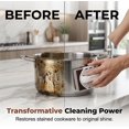 thumbnail image 5 of Magic Emery Cleaning Sponge with Detachable Handle, Heavy-Duty Abrasive Scrubber for Pots, Pans, Stovetops and Rust, Kitchen Scouring Pad for Cookware Cleaning, 5 of 6
