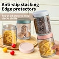 thumbnail image 3 of stusgo 6 Pack 16 Oz Glass Overnight Oats Containers with Lids, Glass Overnight Oats Jars, 3 of 7