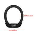 thumbnail image 3 of Dvkptbk Bicycle Combination Lock Cycling Equipment Antitheft Lock Five-Digit Password Vehicle Motorcycle Anticut Lock Bicycle Accessories, 3 of 9