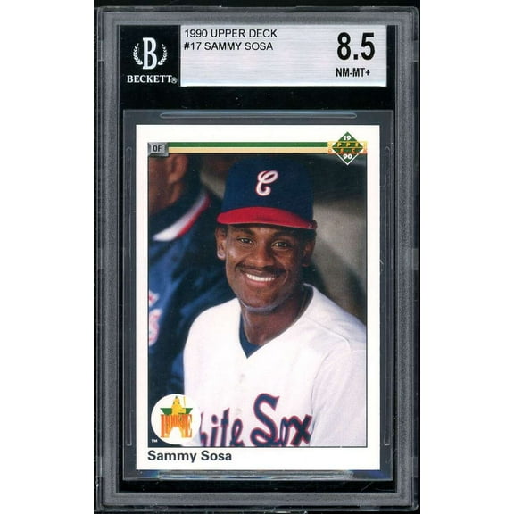 Sammy Sosa Rookie Card 1990 Upper Deck #17 BGS 8.5 (9.5 8.5 8 8.5)