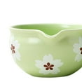 thumbnail image 4 of simhoa Ceramic Matcha Bowl with Spout Matcha Tea Making,Handmade,Tea Ceremony Porcelain Tea Bowl Traditional for Friends Family Gift G, 4 of 7