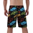 thumbnail image 3 of NICKSUN Men's Swim Trunks, Cute Print Quick Dry Summer Board Beach Shorts with Mesh Lining and Pockets, 3 of 6