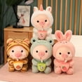 thumbnail image 4 of Bunny Frog Cute Soft Pillow Accompany Dolls Home Decor Birthday Gifts Stuffed Animals Christmas Gift Stuffed Plushie Bedroom Decoration Milk Tea Plush Toy Bubble Tea Pig Plush Toy UNICORN, 4 of 8
