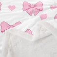 thumbnail image 3 of Erosebridal Bowknot Fleece Blanket for Teens, Princess Ribbon Sherpa Throw, Cartoon Decor, 30x40, 3 of 7