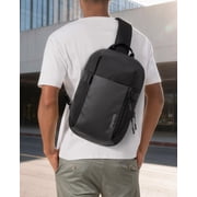 tomtoc 7L Sling Backpack Crossbody Bag for Men Women, EDC Daypack Chest Shoulder bag for 14-inch MacBook Pro M5, 13 MacBook Air/Pro, 13 iPad Pro M5/iPad Air M3, Organized, Daily Use, Work, Travel-