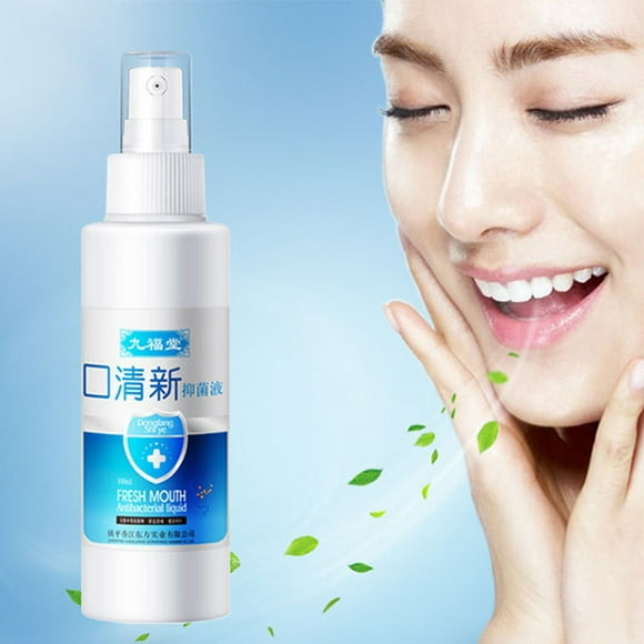 Enjuague Bucal Clean Mouthwash de 100 Ml, Limpiador de Saliva, Bloqueador Instantáneo