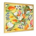 thumbnail image 2 of Designart 'Blooming Orange and White Tulips IV' Traditional Framed Art Print, 2 of 4