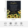 thumbnail image 2 of Daughter Gifts from Dad, Daughter Blanket from Mom, Birthday Gifts for Daughter, Daughter Gifts, Gifts for Daughter, Blankets for Daughter, to My Daughter Throw Blanket 40"x50", 2 of 6
