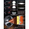 thumbnail image 4 of Faros LED redondos UNI-SHINE de 5.75" 4 piezas, luz alta/baja con DRL, 4 of 7