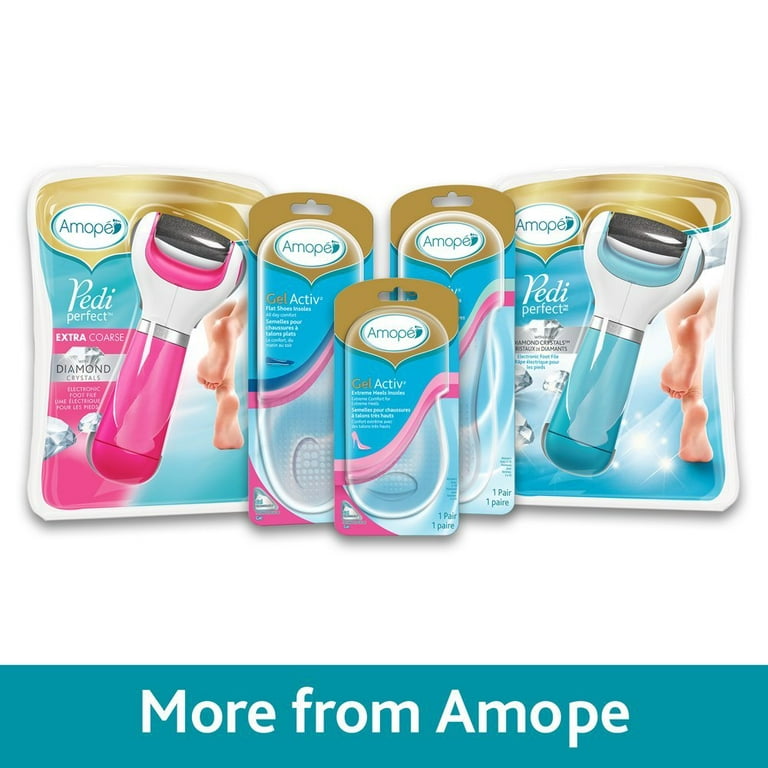 Amope Pedi Perfect Electronic Foot File Mixed Refills, Regular & Extra  Coarse, 2 Count 