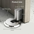 thumbnail image 2 of ABPETE Magnetic Door Stopper,No Drill Mechanical Silent Floor Door Stop, Adhesive Magnetic Door Holder Catch, Adjustable Heavy Duty Suction Door Stopper Door Locks for Home Garage (Silver), 2 of 7