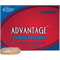Approx. 562 Bands - 2" x 1/16" - Natural Crepe - 1/4 lb Box