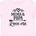 thumbnail image 4 of Inktastic Mema and Papa Love Me Girls Baby T-Shirt, 4 of 5