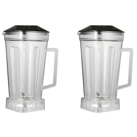 

2X Spare Jug for Blender Replacement Part Transparent 2L Capacity Blender Spare Compatible for SILVER Blender