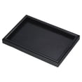 thumbnail image 1 of Uxcell Wood Serving Tray Rectangular Platter Tea Coffee Snack Candle Plate for Home Kitchen 9x6 Inch, 1 of 6