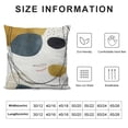 thumbnail image 5 of COMIO  Navy Blue Gray Yellow Pillow Covers Abstract Boho Pillow Covers Geometric Throw Pillow Covers Mid Century Modern Cushions Covers for Couch Sofa, 5 of 5