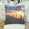 thumbnail image 2 of MKHERT Lighthouse and Beautiful Sunset Throw Pillowcase Pillow Cover Cushion Couver 18x18 inch, Set of 2, 2 of 2
