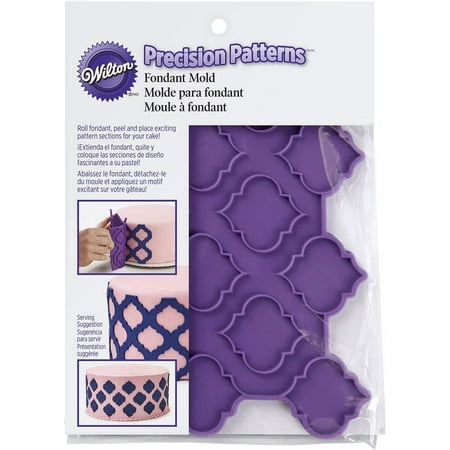 Precision Pattern Fondant Mold - Trellis, 409-7724, Add depth and dimension to your cake using the Trellis Fondant Onlays Silicone Mold By