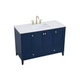 thumbnail image 4 of 48 inch Single Bathroom Vanity in Blue, 4 of 8