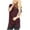 Wine, variant on Wiyuqeen Women's Criss Cross V Neck Blouses Basic Summer Solid Short Sleeve T Shirts Trendy Side Twiss Knot Tunic Loose Fitted Flowy Tops