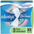thumbnail image 2 of Always Infinity with FlexFoam Pads for Women, Size 2, Heavy Absorbency, with Wings, Unscented, 2 of 19