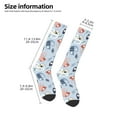 thumbnail image 5 of Balery Cute Chameleons On Blue Fun Novelty Socks Men'S Women'S Crew Socks Funny Crazy Novelty Socks Quirky And Cool Socks, 5 of 9