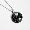 thumbnail image 4 of Halloween Cemetery Glass Circular Pendant Necklace - Stylish Womens Necklaces ?, 4 of 5