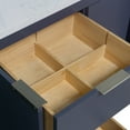 thumbnail image 3 of Stockholm 72" Bathroom Vanity with Marine Gray Cabinet and Engineered Marble Top, 3 of 8