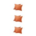 thumbnail image 1 of Fundas de almohada Cateissary 2 piezas decorativas Naranja 3Conjunto, 1 of 6