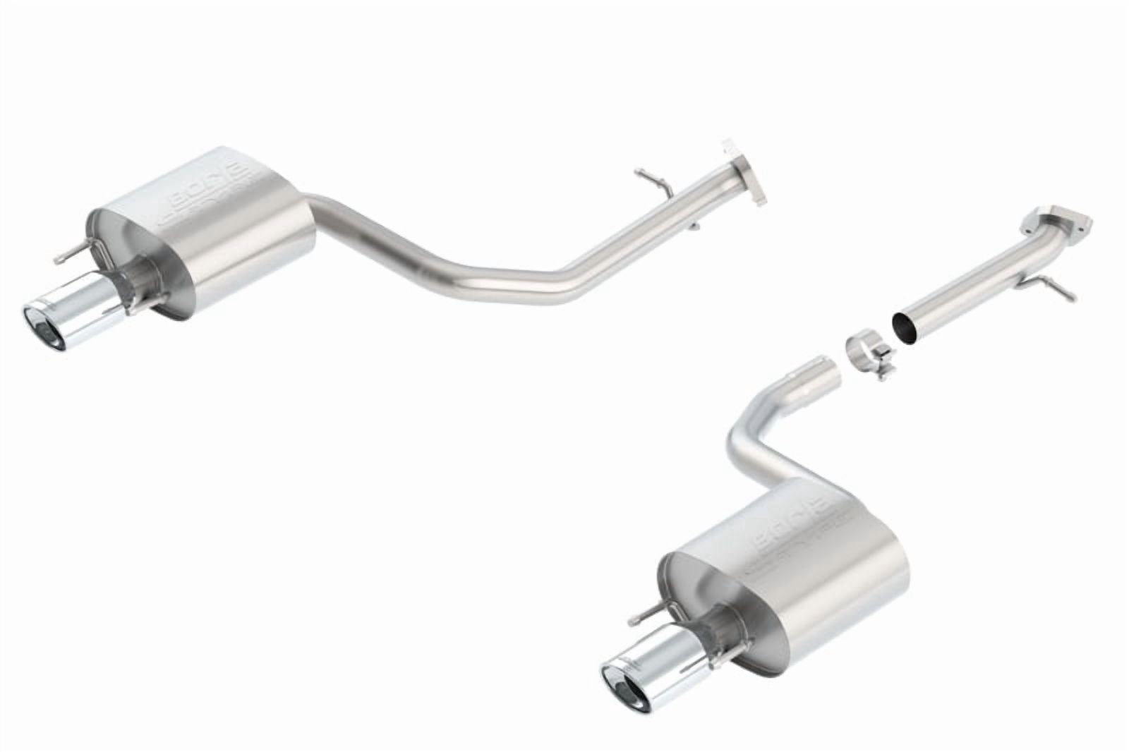 Borla 11898 S-Type Axle-Back Exhaust System Fits 14-17 IS250 IS350 Fits select: 2014-2017 LEXUS IS