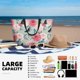 thumbnail image 5 of Easygdp Roses and Butterflies Bolsa de Viaje de Playa de Gran Capacidad, Bolsa Tote Perfecta para la Playa, Escapadas de Fin de Semana y Viajes, 5 of 7