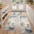 thumbnail image 3 of KUETH Kitchen Mats for Floor,Sets of 3 Non Slip Washable Abstract Kitchen Rugs 20"x32"+20"x48"+20"x59", Kitchen Runner Rug with Waterproof for Hallway, Laundry, Bathroon and Bedroom, 3 of 8