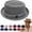 Gray, variant on longantii Breathable Sun Protection Cap Lightweight Mesh Pork Pie Hats for Men Dress Bowler Women Salt Mafia Black Derby Black