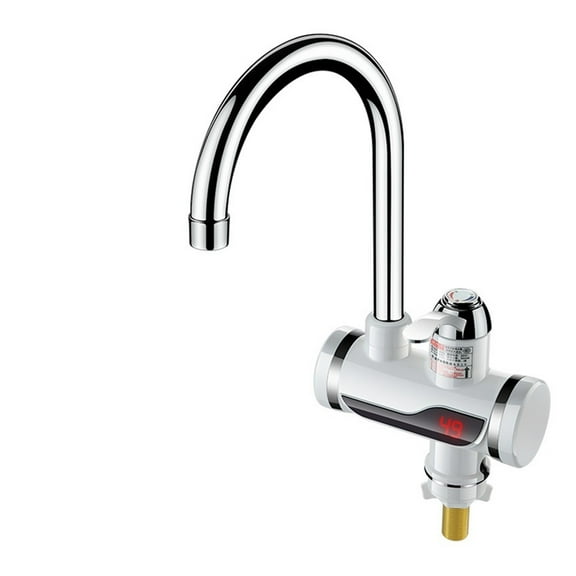 3000W Intelligent Instant Hot Water Faucet Stainless Steel Universal Hose Tankless Faucet With Shower Bathroom Kitchen Water Heater ,Easy Installation