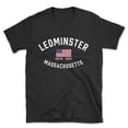 thumbnail image 1 of Leominster Massachusetts Patriot Men's Cotton T-Shirt, 1 of 1